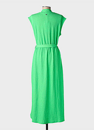 Rochie lungă fără mâneci fără mâneci verde GARCIA femeie
