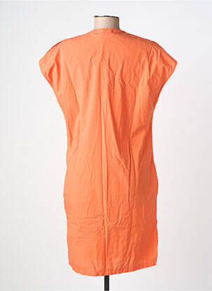 Rochie scurtă mâneci scurte mâneci scurte portocaliu SESSUN femeie