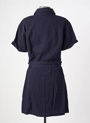Rochie scurtă mâneci scurte mâneci scurte albastru #127344 femeie