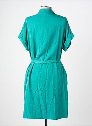 Rochie scurtă mâneci scurte mâneci scurte verde FREEMAN T.PORTER femeie