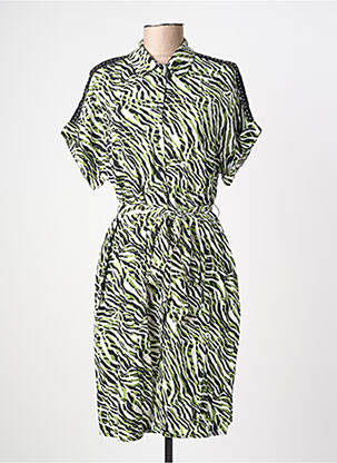 Rochie midi mâneci scurte mâneci scurte verde FREEMAN T.PORTER femeie