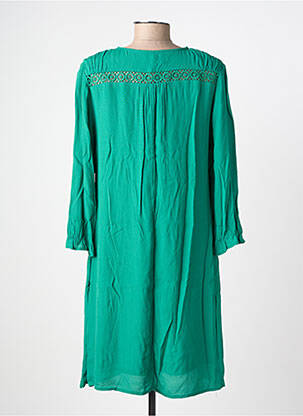 Rochie midi croială fluidă mâneci lungi verde FREEMAN T.PORTER femeie