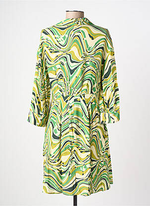 Rochie scurtă mâneci 3/4 mâneci 3/4 verde FREEMAN T.PORTER femeie