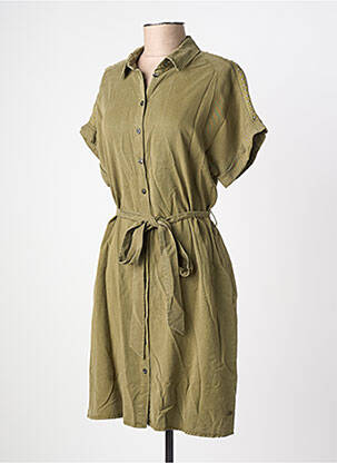 Rochie scurtă mâneci scurte mâneci scurte verde FREEMAN T.PORTER femeie