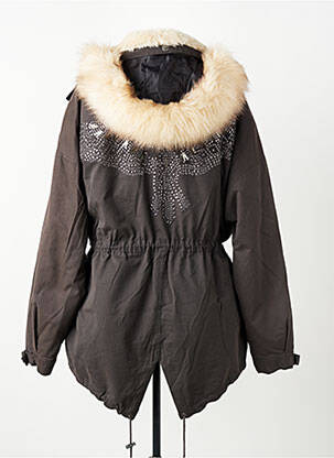 Parka mâneci lungi cu glugă gri PEPE JEANS femeie
