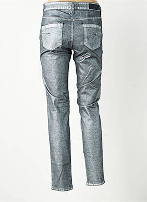 Pantalon slim elasticitate mărime normală argintiu COUTURIST femeie