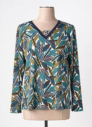 Tricou mâneci lungi mâneci lungi albastru IMPULSION femeie
