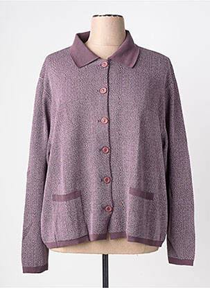 Vestă cu mâneci lungi elasticitate violet ONCALA femeie