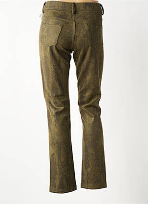 Pantalon drept elasticitate mărime normală verde S.QUISE femeie