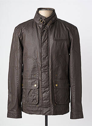 Parka mâneci lungi fără glugă maro LEE COOPER bărbat