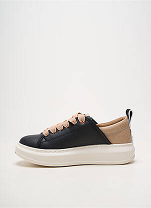 Adidași material neted toc plat până la 3 cm negru ALEXANDER SMITH femeie
