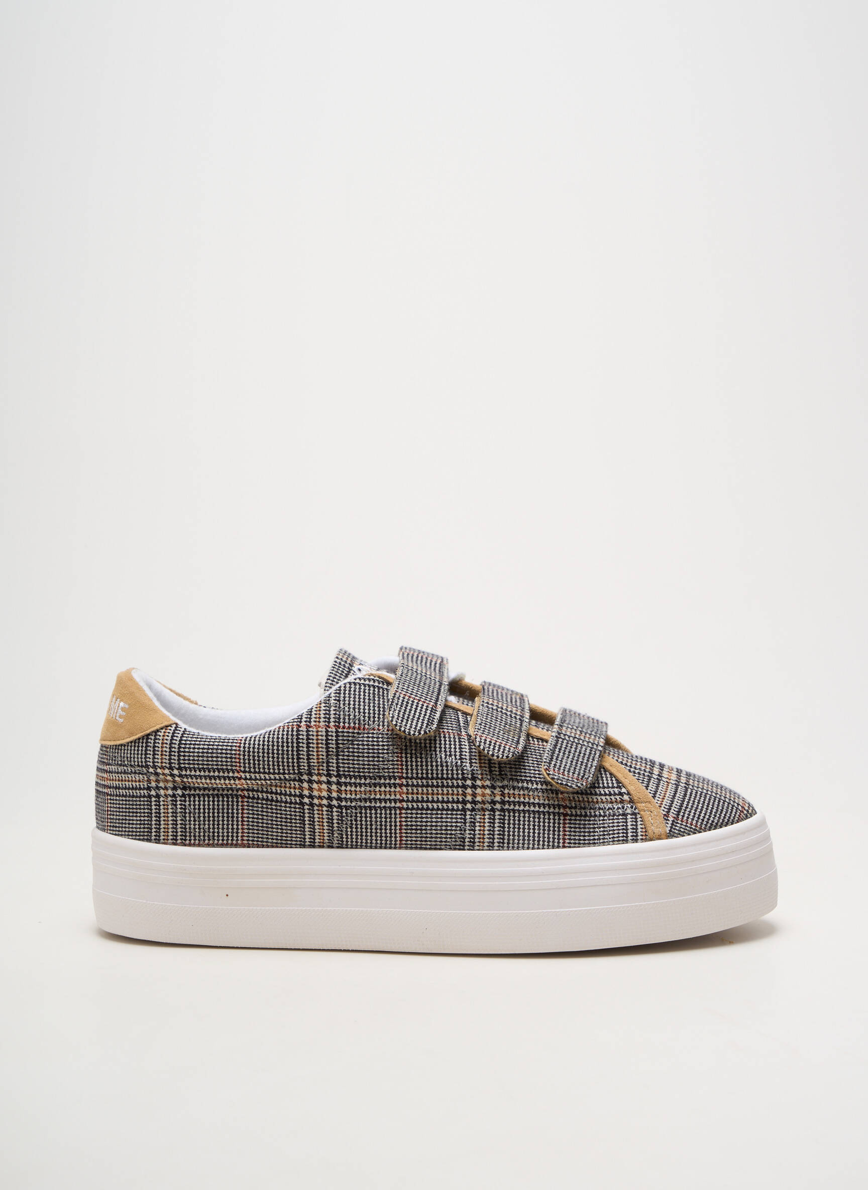 Adidași vârf rotund toc plat până la 3 cm negru NO NAME femeie