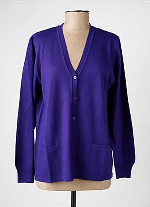 Vestă cu mâneci lungi elasticitate violet ELLEMME femeie