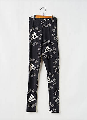 Colant sport multisport talie elastică negru ADIDAS fată