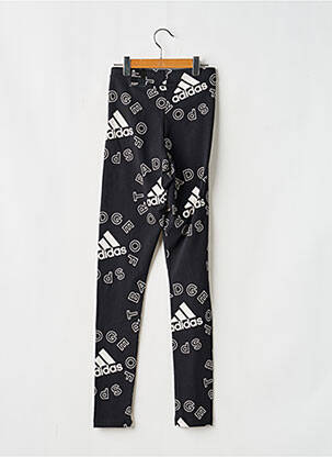 Colant sport multisport talie elastică negru ADIDAS fată