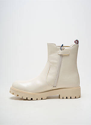 Botine/ghete material neted toc de 4 la 6 cm bej TOMMY HILFIGER femeie