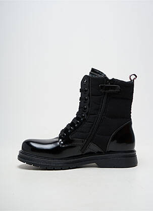 Botine/ghete material neted toc plat până la 3 cm negru TOMMY HILFIGER femeie