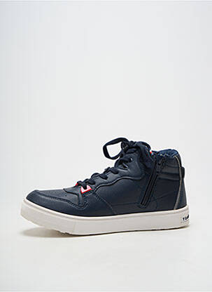 Adidași material neted toc plat până la 3 cm albastru TOMMY HILFIGER femeie
