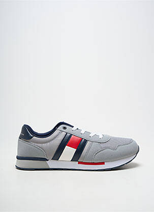 Adidași vârf rotund vârf rotund gri TOMMY HILFIGER bărbat