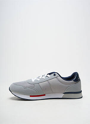 Adidași vârf rotund vârf rotund gri TOMMY HILFIGER bărbat