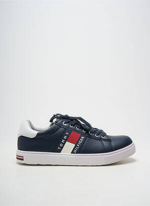 Adidași închidere cu fermoar și șireturi vârf rotund albastru TOMMY HILFIGER bărbat