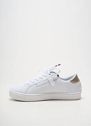 Adidași material neted toc plat până la 3 cm alb TOMMY HILFIGER femeie