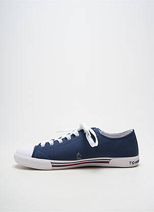 Adidași vârf rotund toc plat până la 3 cm albastru TOMMY HILFIGER femeie
