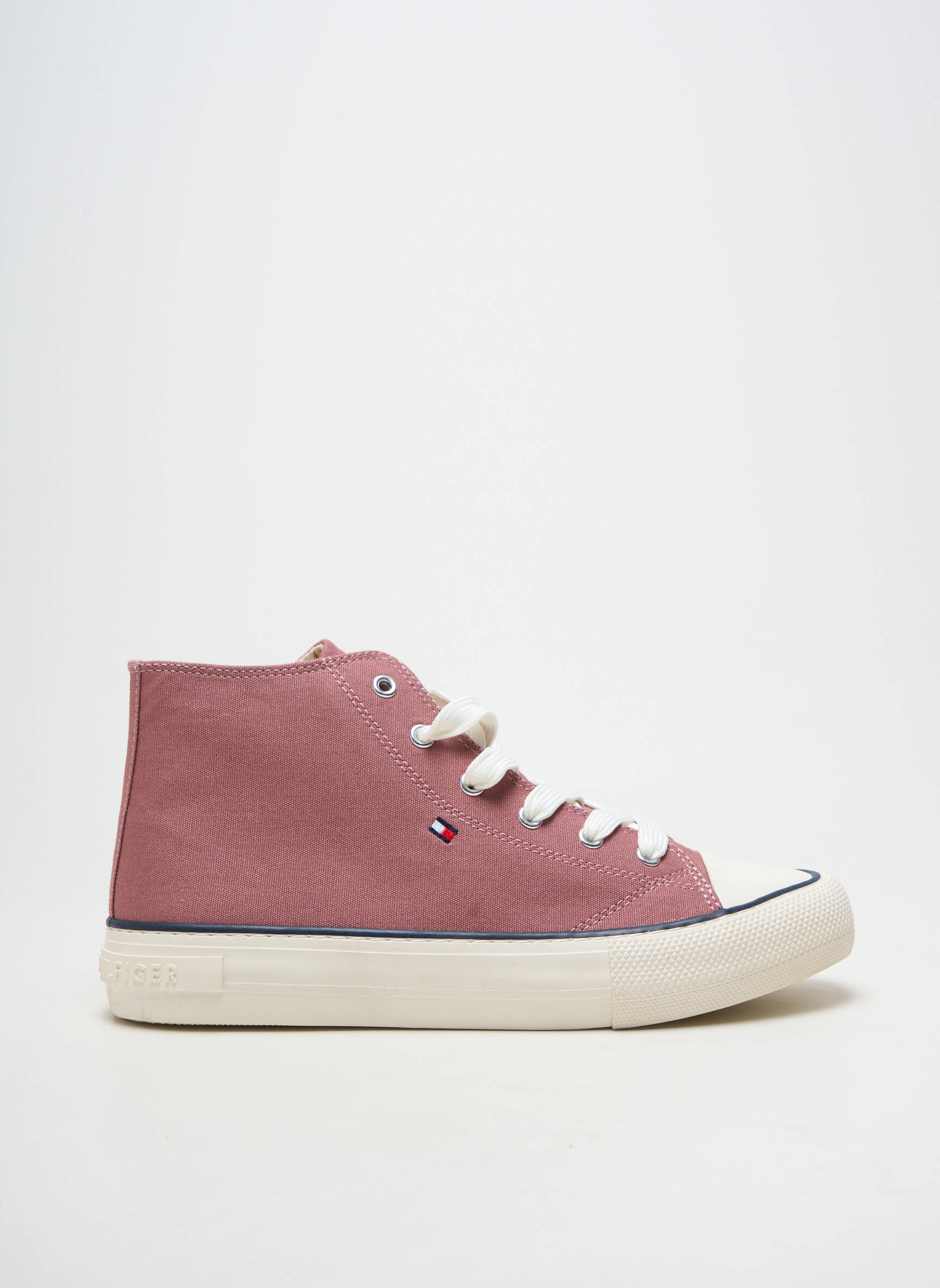 Adidași închidere cu fermoar și șireturi toc plat până la 3 cm violet TOMMY HILFIGER femeie