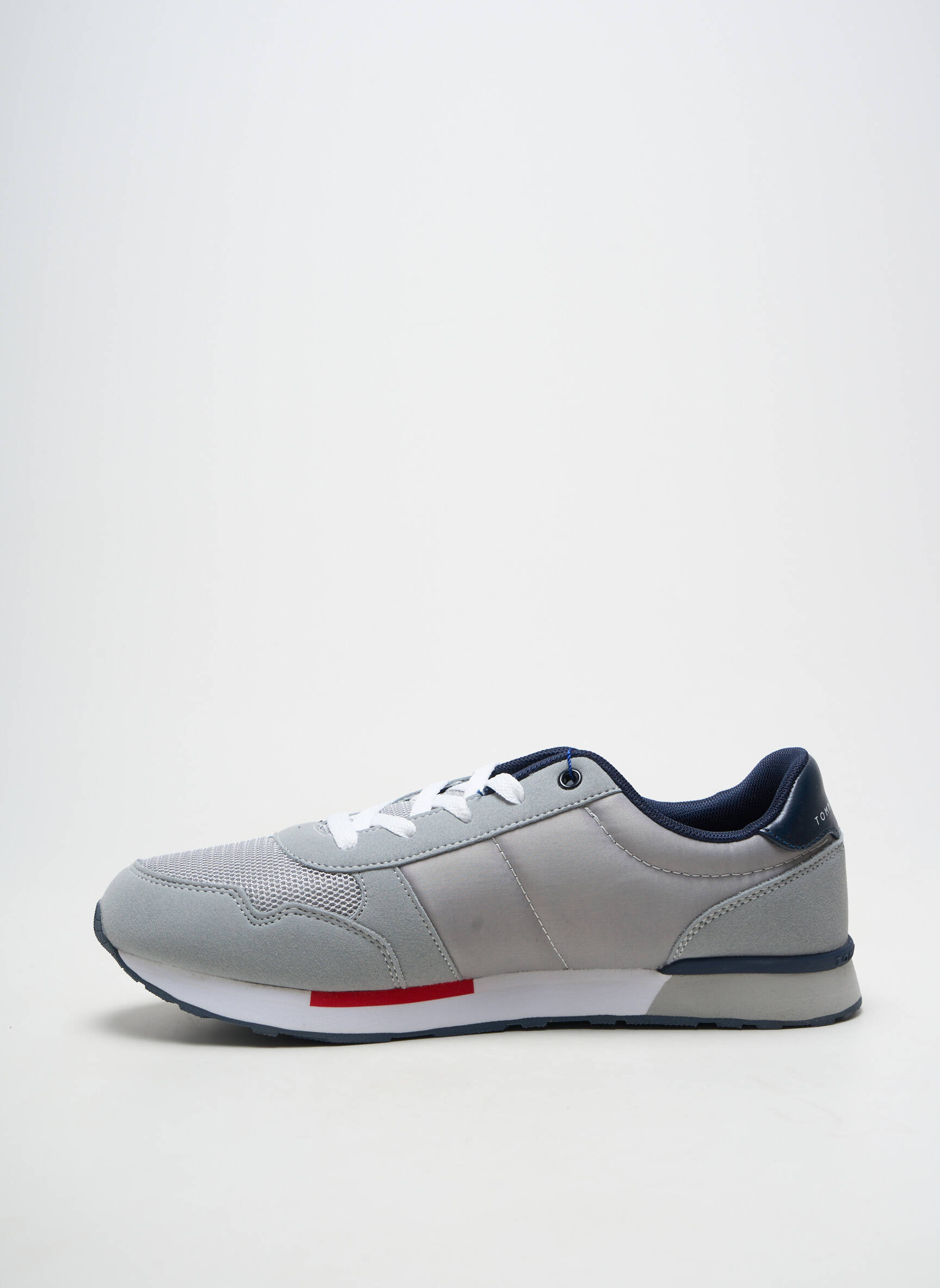 Adidași vârf rotund vârf rotund gri TOMMY HILFIGER bărbat
