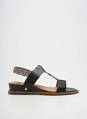 Sandale/pantofi decupați material neted toc de 4 la 6 cm negru MAM'ZELLE femeie