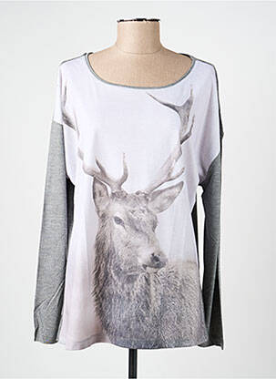 Tricou mâneci lungi mâneci lungi gri OLSEN femeie