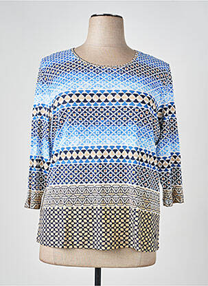Tricou mâneci 3/4 mâneci 3/4 albastru OLSEN femeie