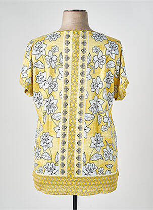 Tricou croială cambrată mâneci scurte galben OLSEN femeie