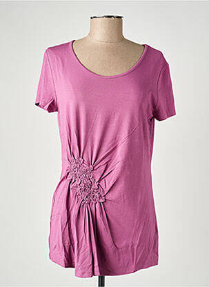 Tricou elasticitate mâneci scurte violet KATMAI femeie
