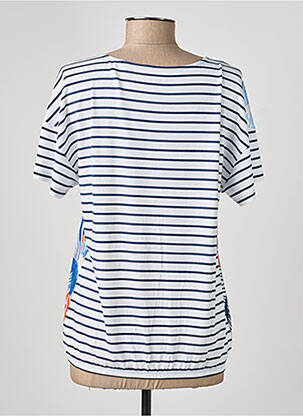 Tricou imprimeu fantezie mâneci scurte albastru RABE femeie