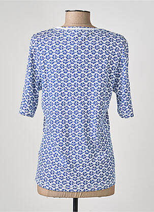 Tricou imprimeu fantezie mâneci scurte albastru OLSEN femeie