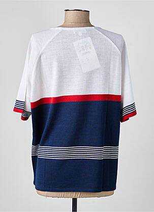 Tricou imprimeu fantezie mâneci scurte alb PAUPORTÉ femeie