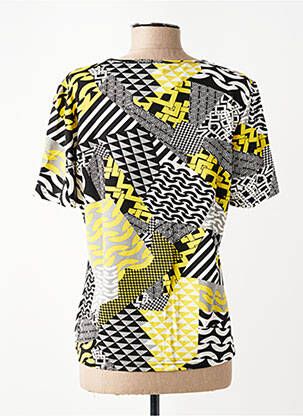 Tricou imprimeu fantezie mâneci scurte negru PAUPORTÉ femeie
