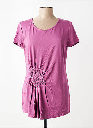 Tricou elasticitate mâneci scurte violet KATMAI femeie