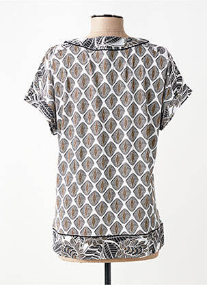 Tricou imprimeu fantezie mâneci scurte alb OLSEN femeie