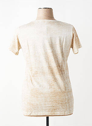 Tricou imprimeu fantezie mâneci scurte bej THOMAS RABE femeie