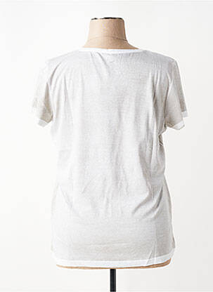 Tricou croială dreaptă mâneci scurte gri OLSEN femeie