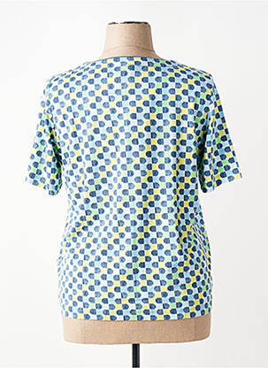 Tricou imprimeu fantezie mâneci scurte albastru RABE femeie