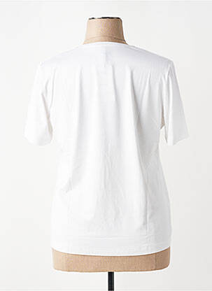 Tricou imprimeu fantezie mâneci scurte alb RABE femeie