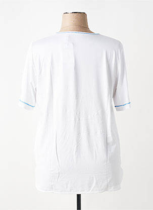 Tricou imprimeu fantezie mâneci scurte alb RABE femeie