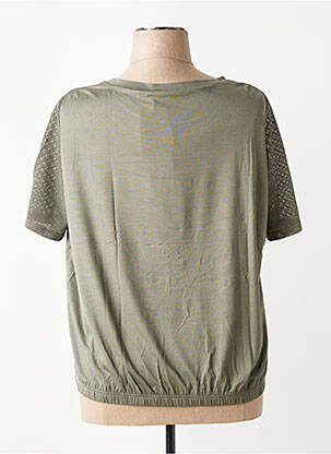 Tricou elasticitate mâneci scurte verde FRANK WALDER femeie