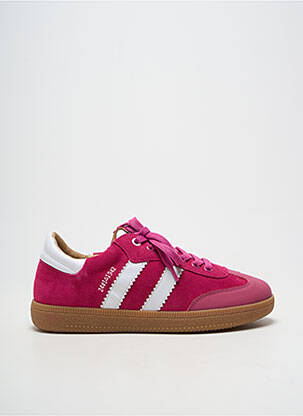 Adidași material neted toc plat până la 3 cm roz ACEBOS femeie
