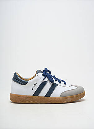 Adidași material neted toc plat până la 3 cm alb ACEBOS femeie