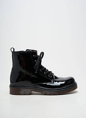 Botine/ghete material neted toc plat până la 3 cm negru ACEBOS femeie