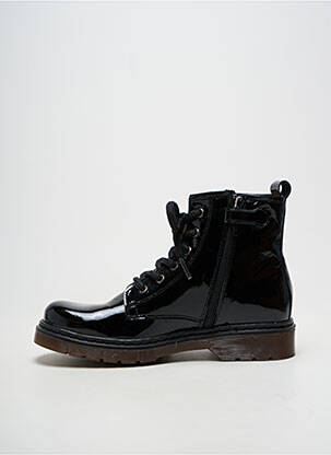 Botine/ghete material neted toc plat până la 3 cm negru ACEBOS femeie
